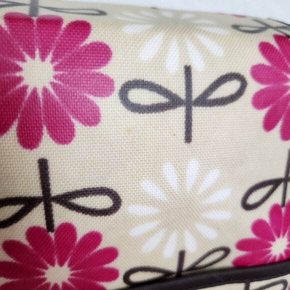 JJ Cole Collection Baby Changing Kit Pink Flowers Floral Pod Portable Bag Pad - Picture 16 of 16